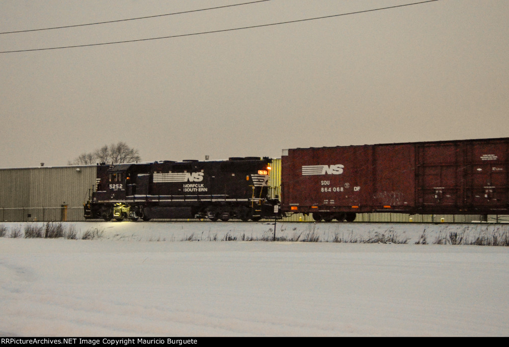 NS GP38-2 High nose Locomotive in the yard